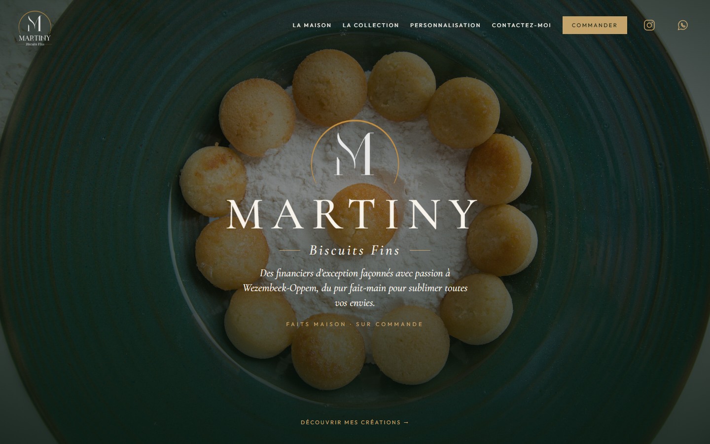 Page d'accueil Martiny Biscuits Fins